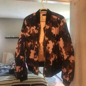 Pink camo Bomber